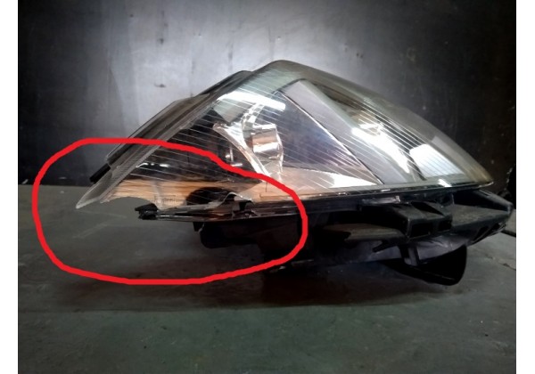 Фара передня права, ксенон, лінза Renault Megane II, 02-06, 8200073226 H, 89307040